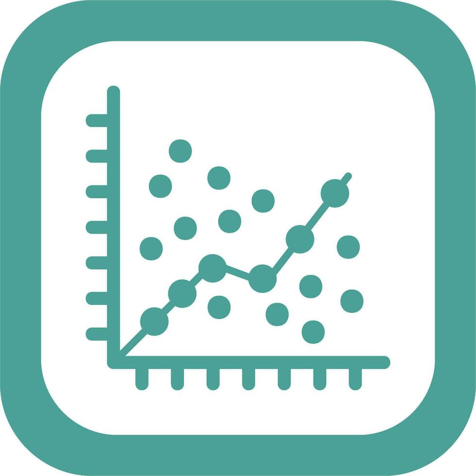 Linear Regression Vector Icon