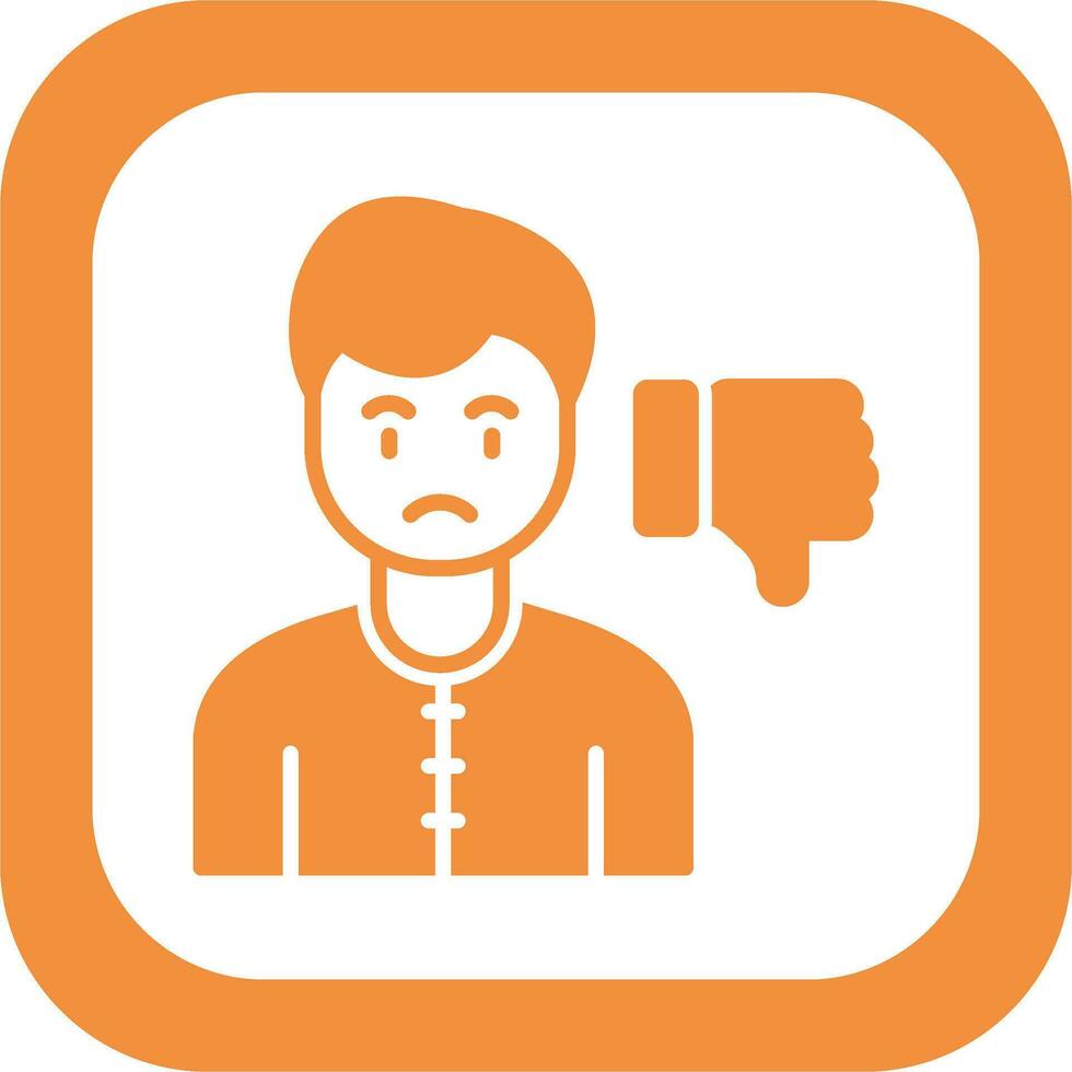 Dissatisfaction Vector Icon