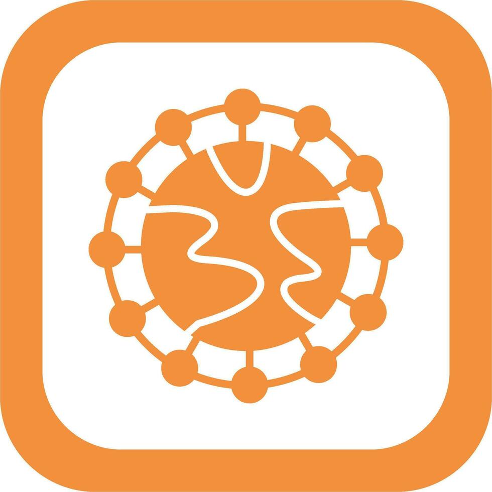 Global Network Vector Icon