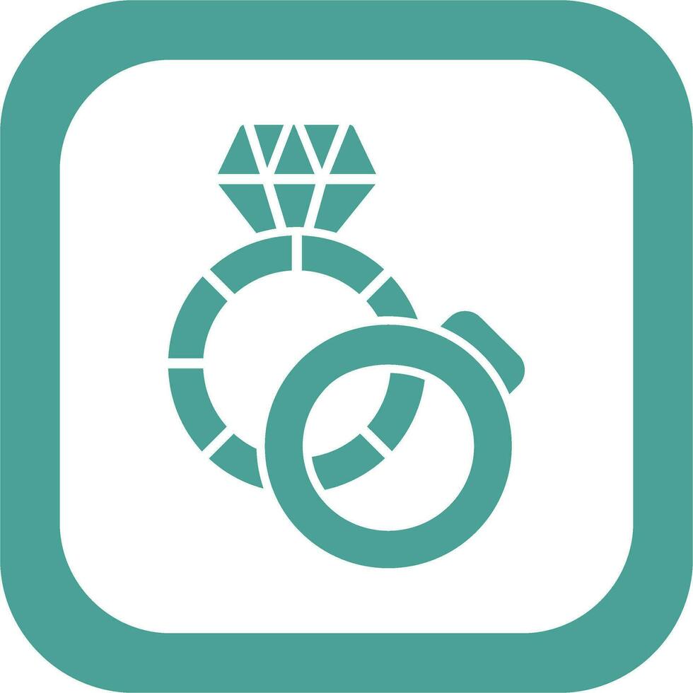 Diamond Ring Vector Icon