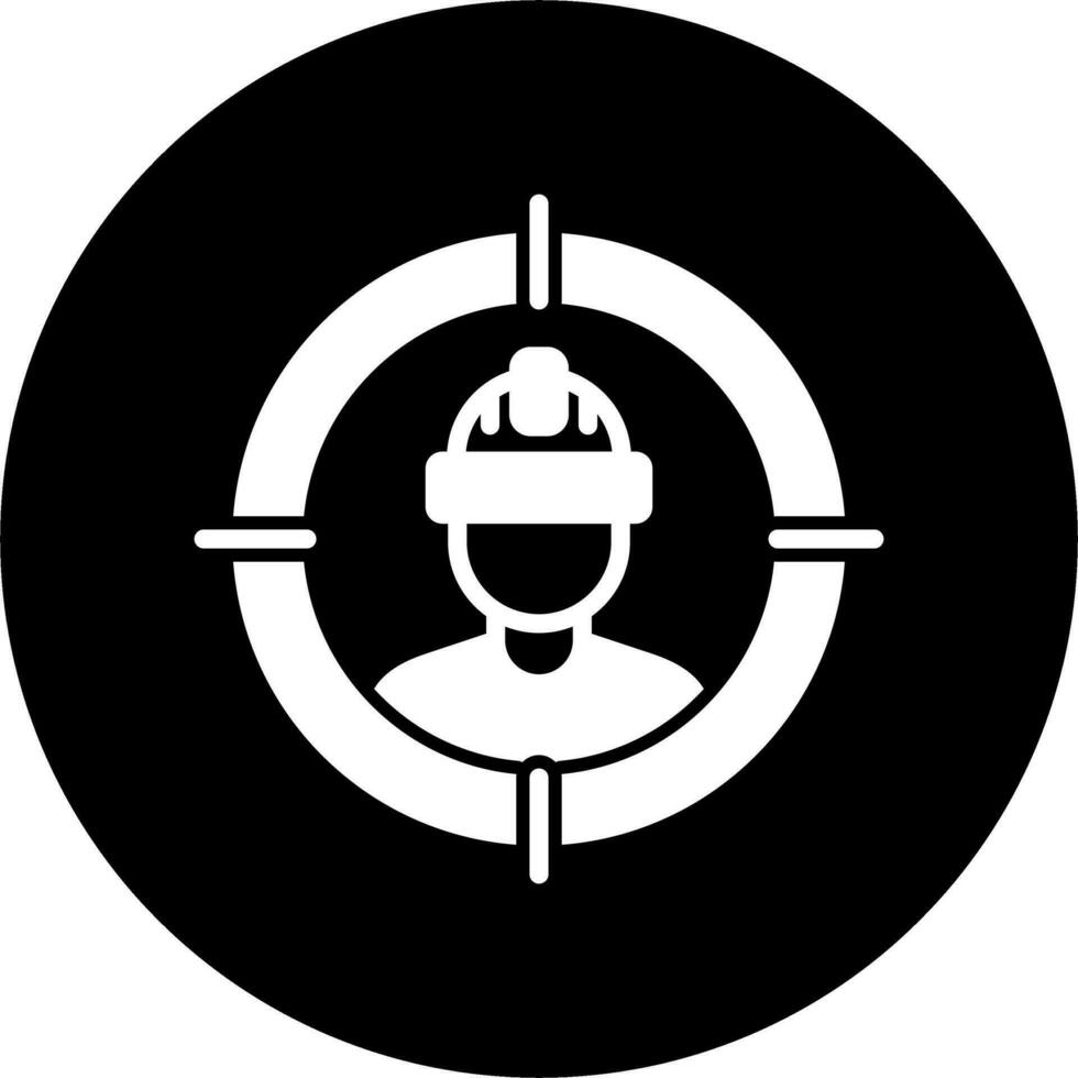 icono de vector de destino