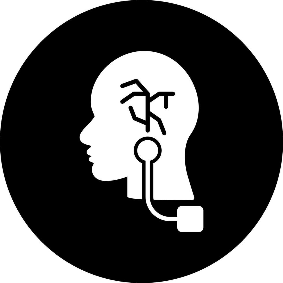 Vagus Nerve Stimulation Vector Icon