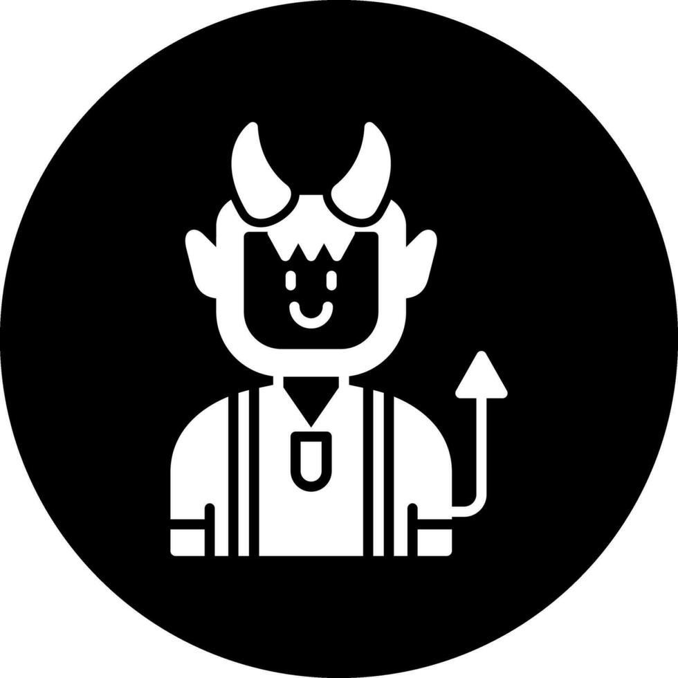 icono de vector de diablo