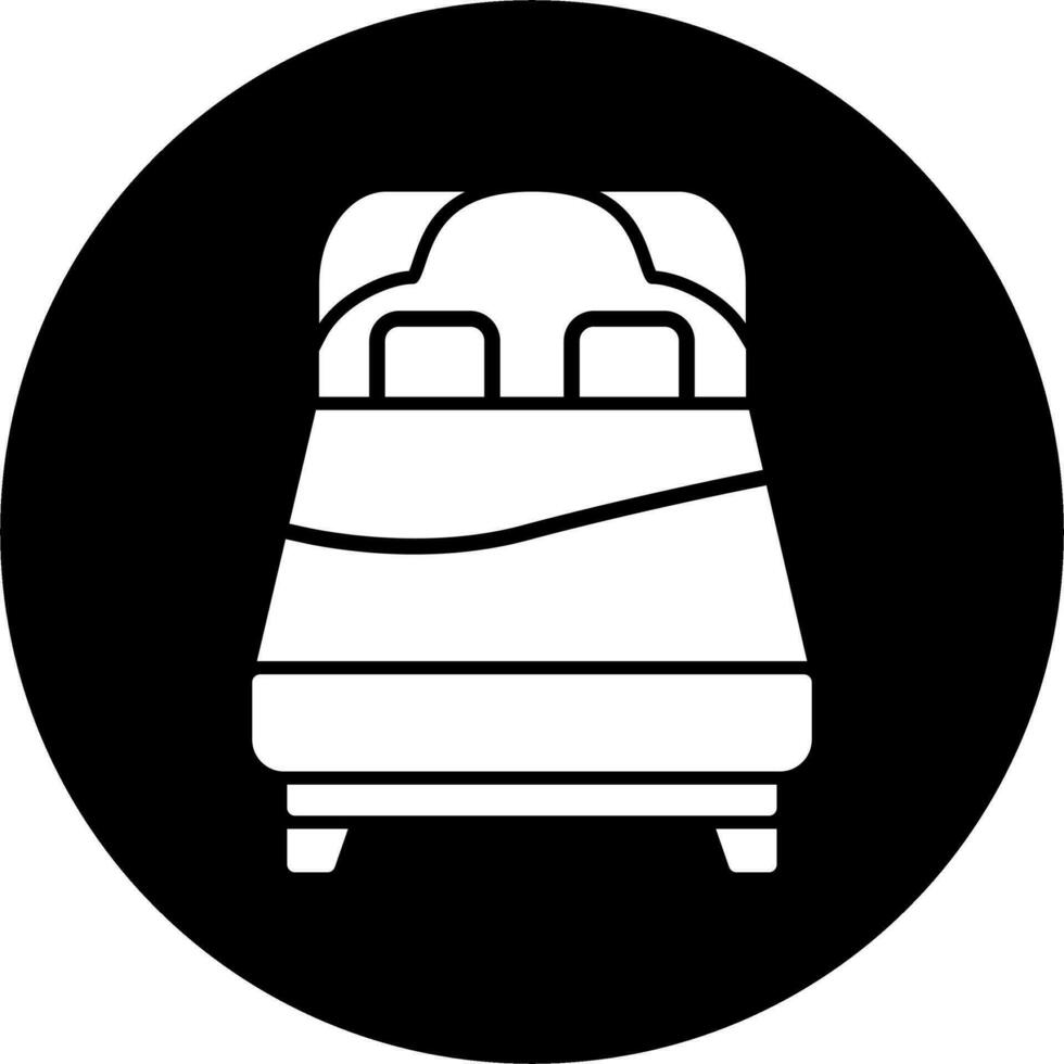 Queen Bed Vector Icon