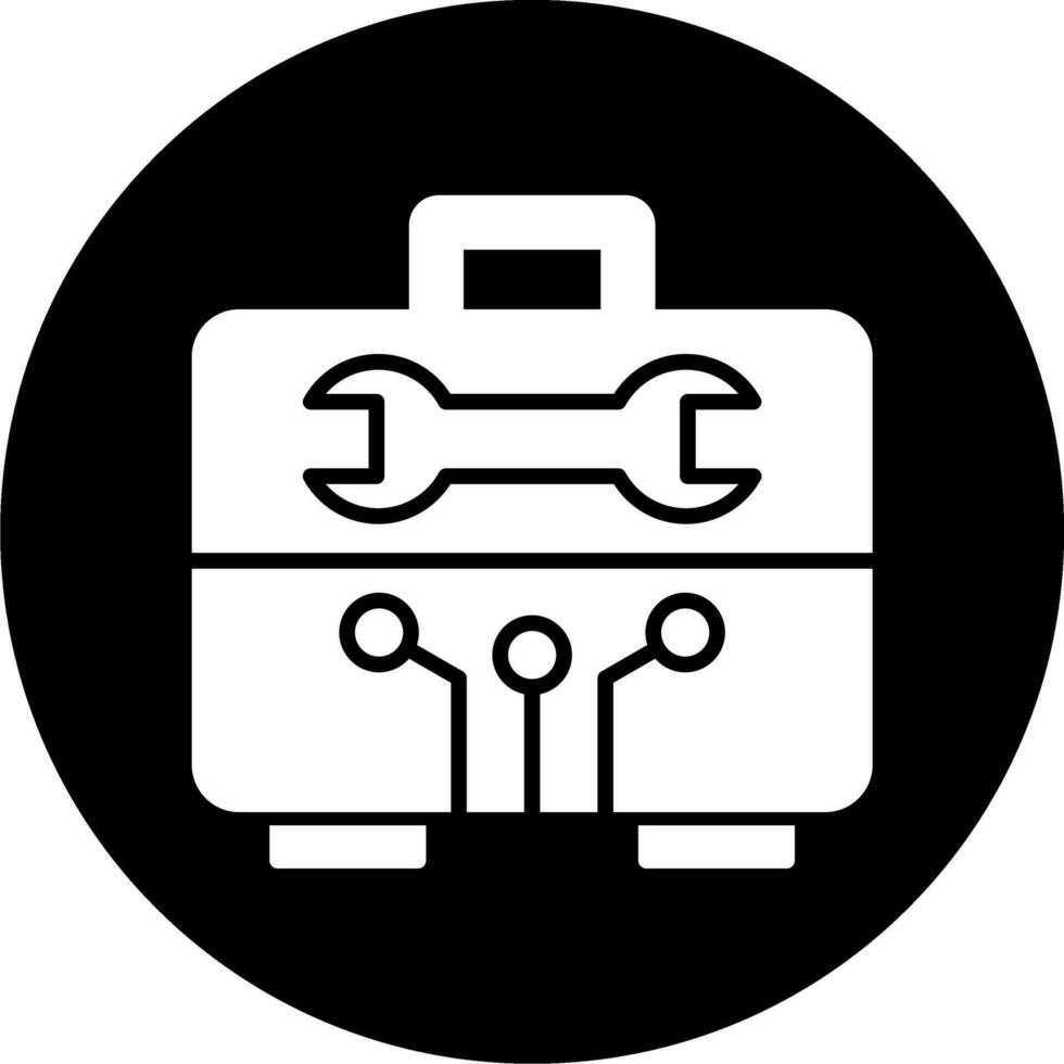 icono de vector de caja de herramientas