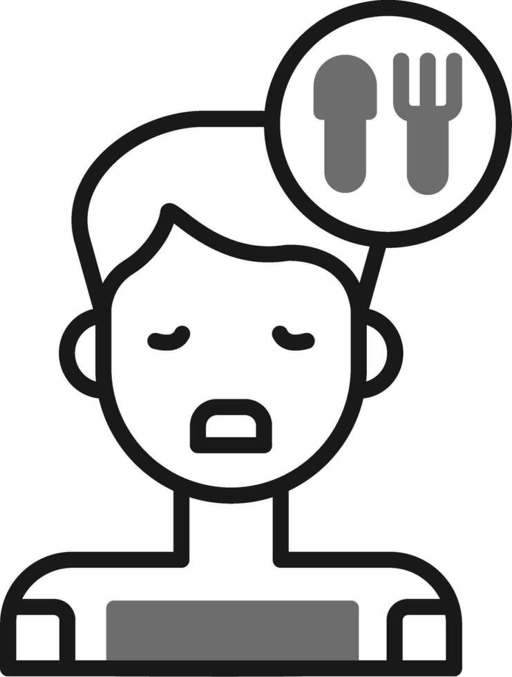 Eating Disorder Vector Icon