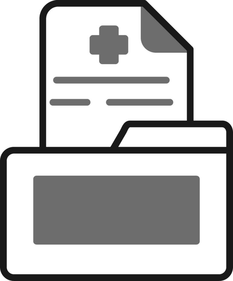 Medical File Vector Icon