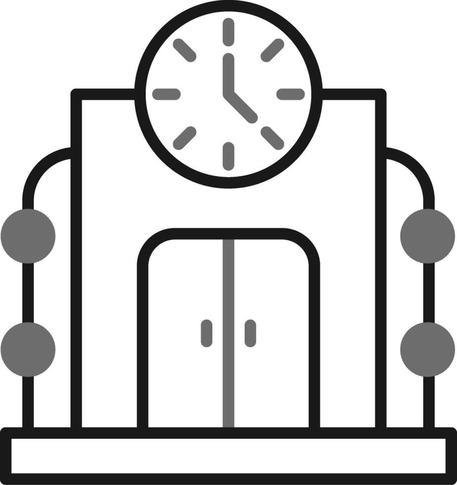 hora máquina vector icono