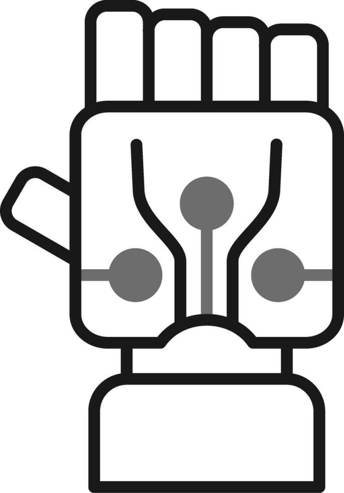 Bionic Hand Vector Icon