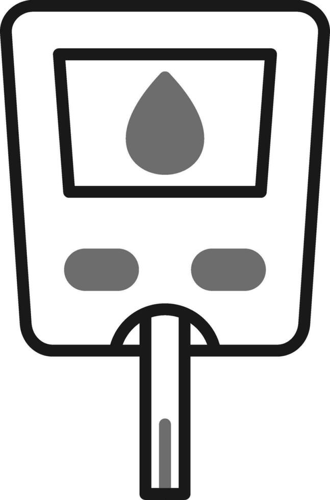 Glucose Meter Vector Icon