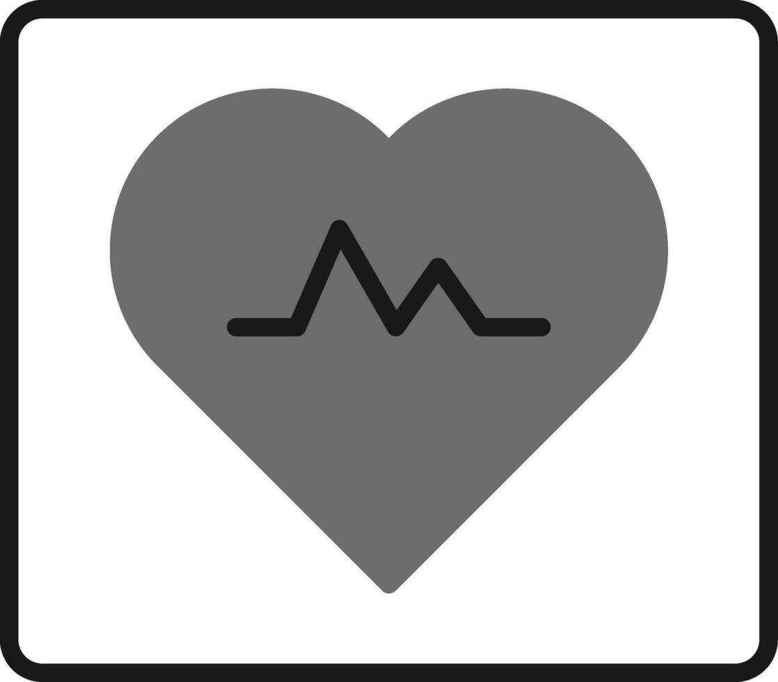 Heart Rate Vector Icon