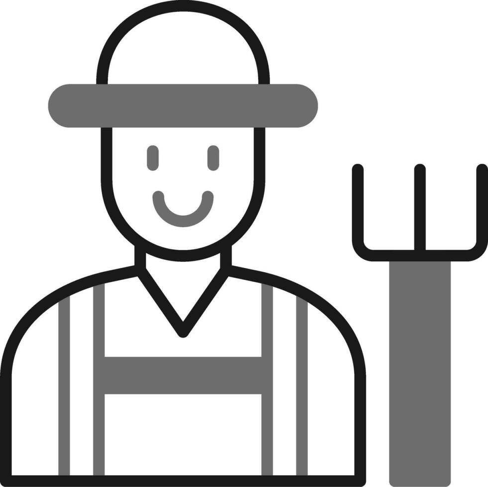 Farmer Vector Icon