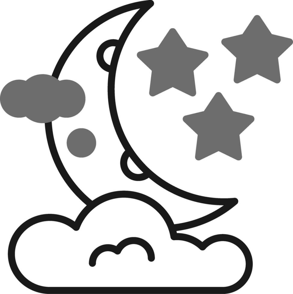 Moon Vector Icon
