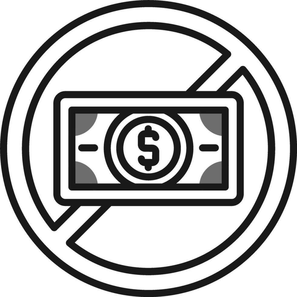 No Money Vector Icon