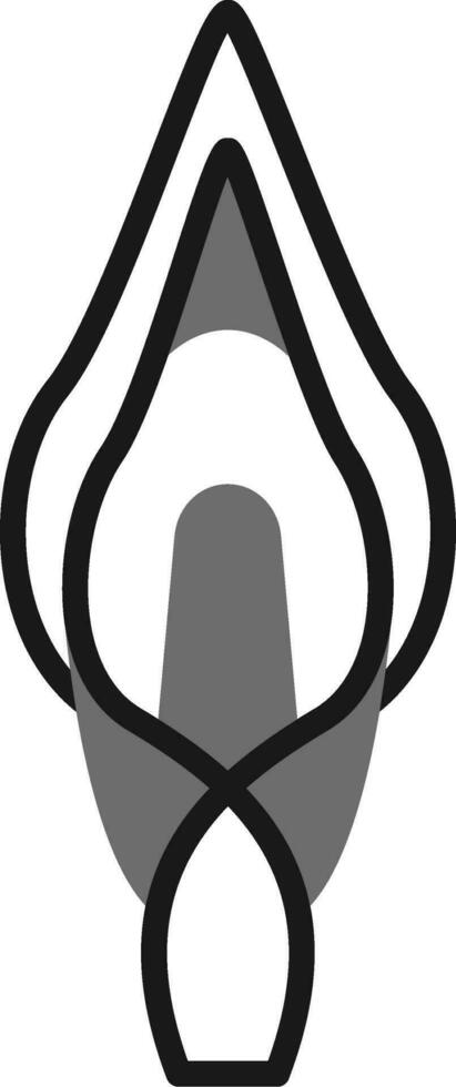 calla lirio vector icono