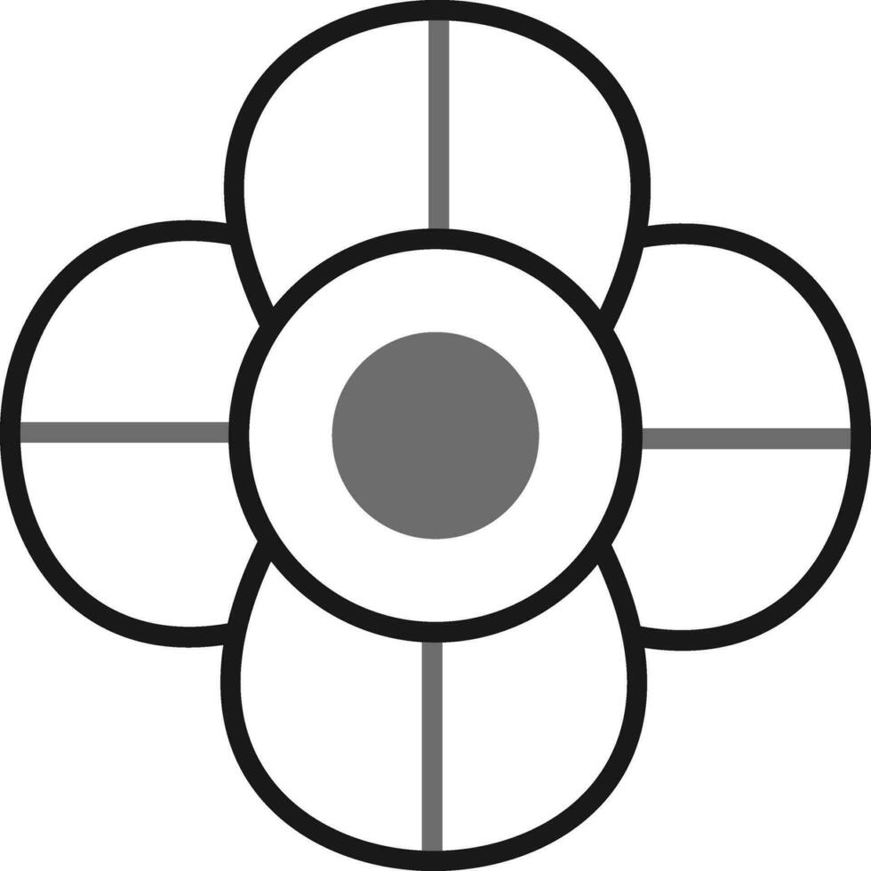 African Violet Vector Icon