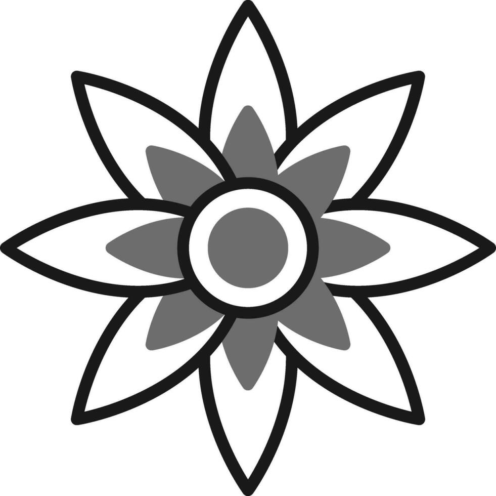 Lotus Flower Vector Icon