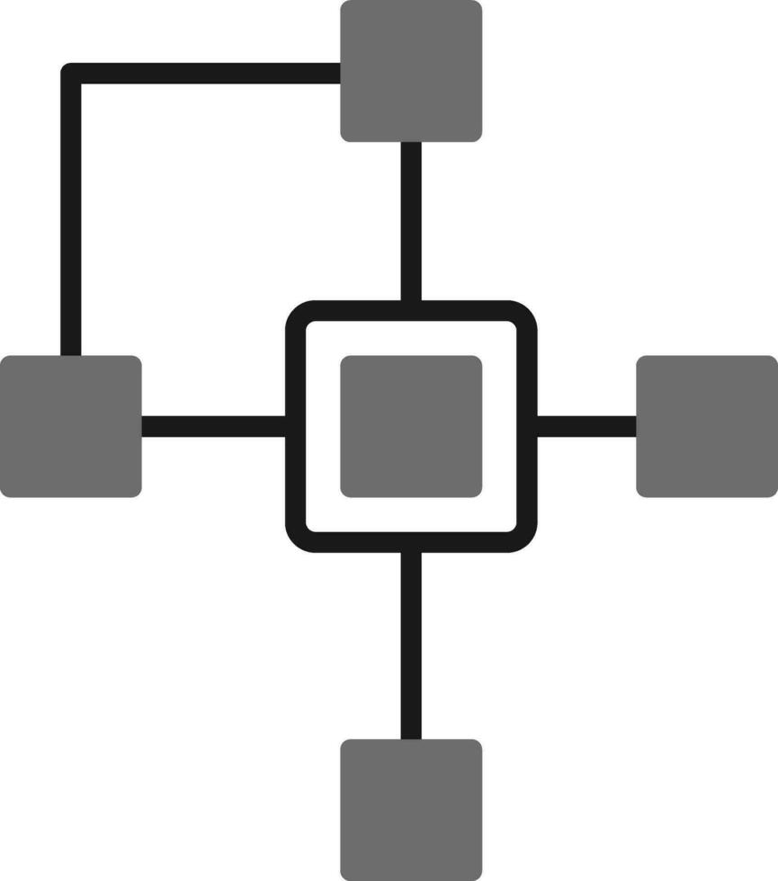 Clustering Vector Icon