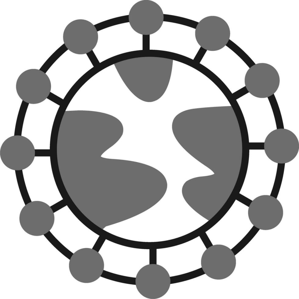 Global Network Vector Icon