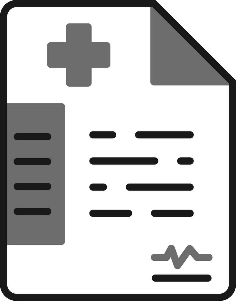 médico registros vector icono