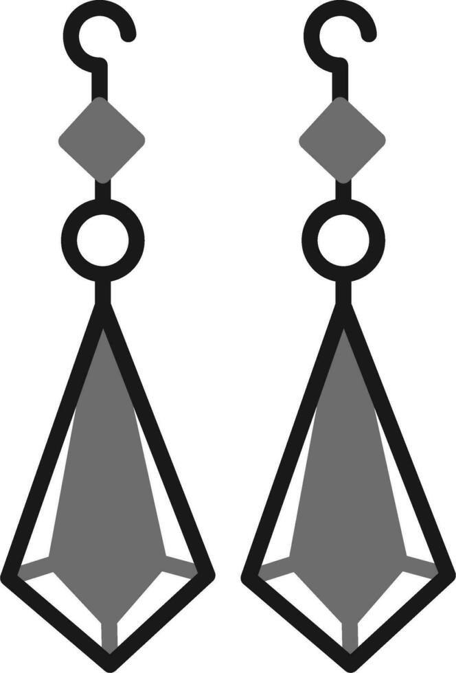 Earrings Vector Icon