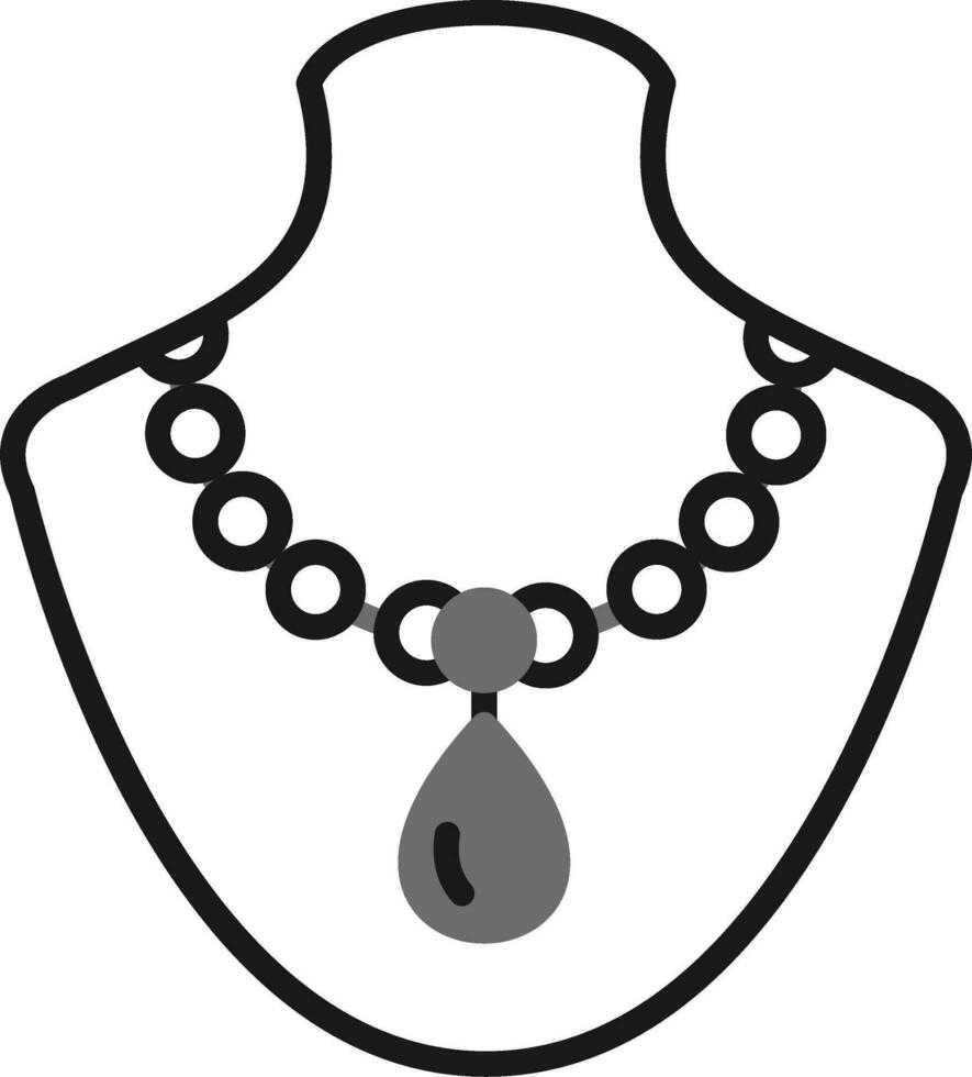 icono de vector de collar