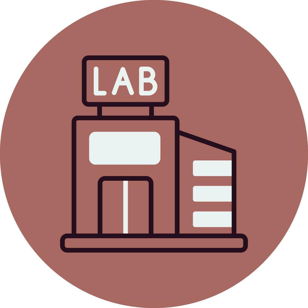 icono de vector de laboratorio