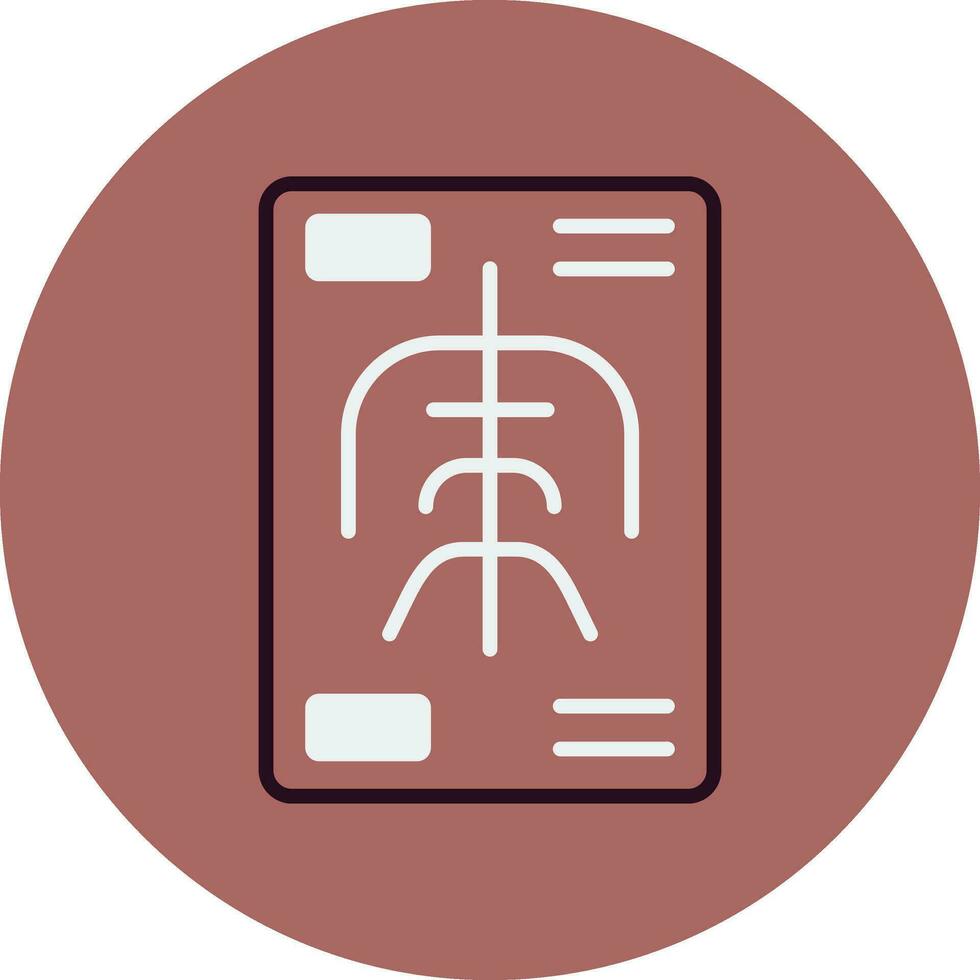 X Rays Vector Icon