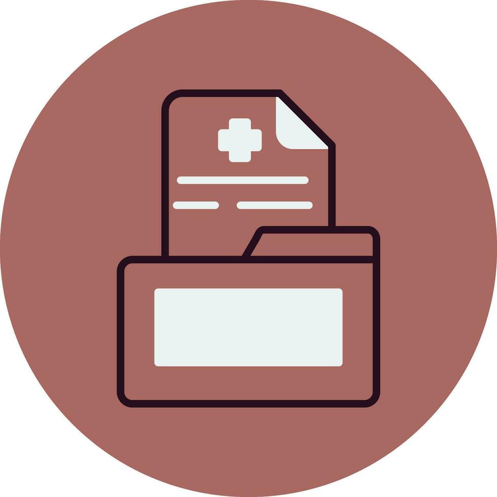 Medical File Vector Icon