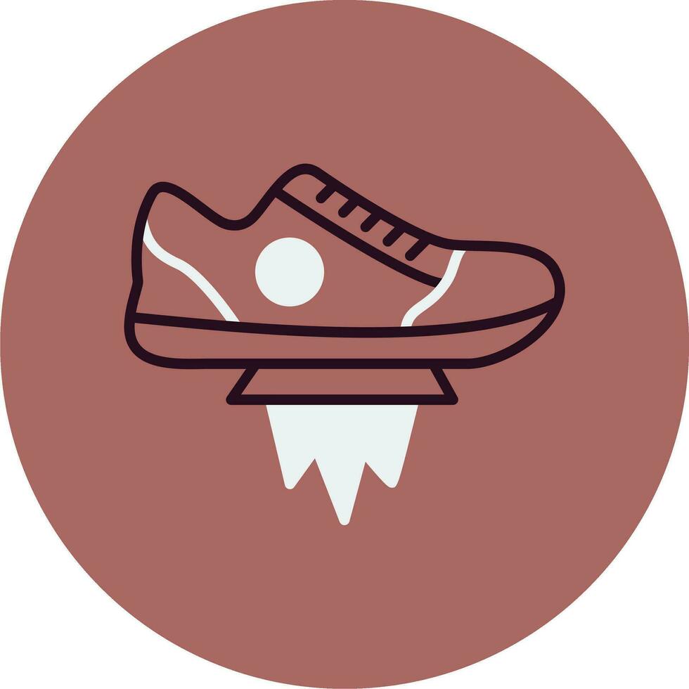 volador Zapatos vector icono
