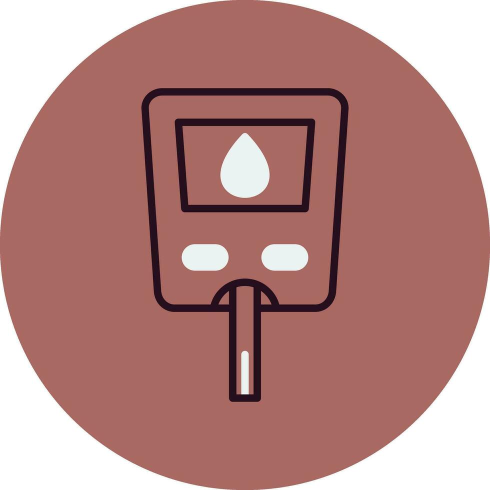 Glucose Meter Vector Icon