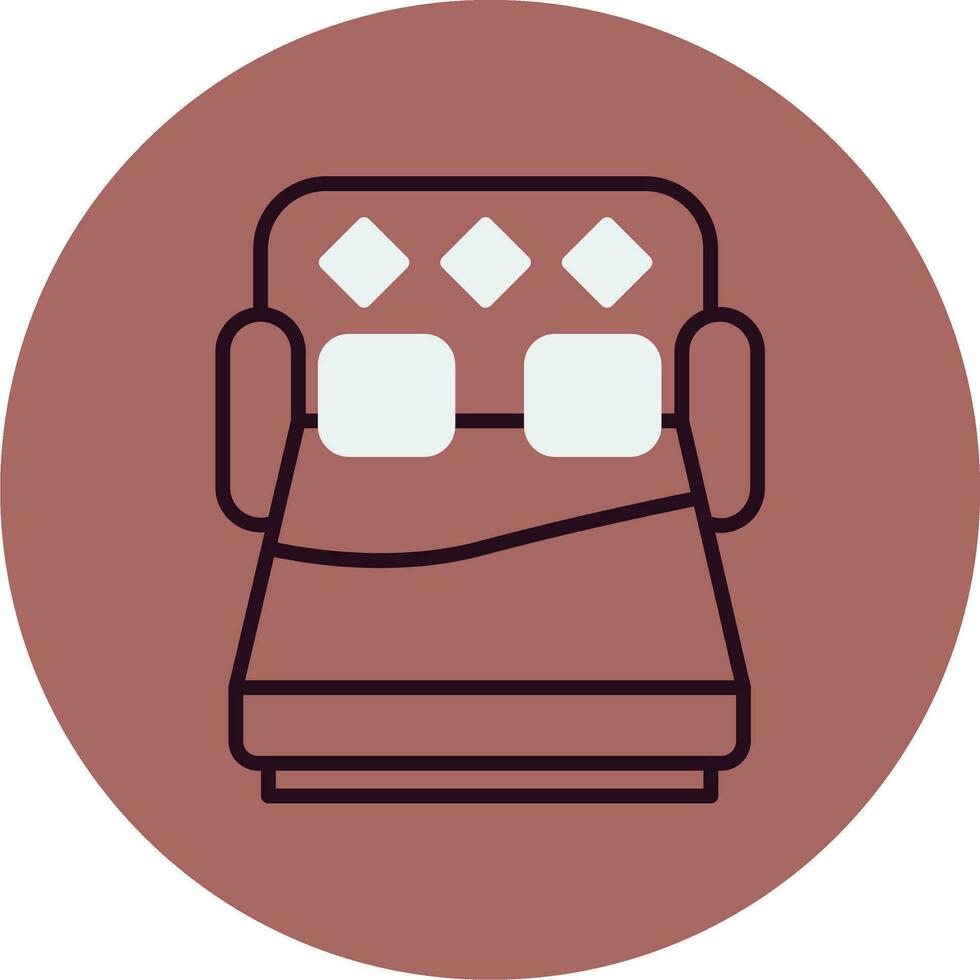 Sofa Bed Vector Icon