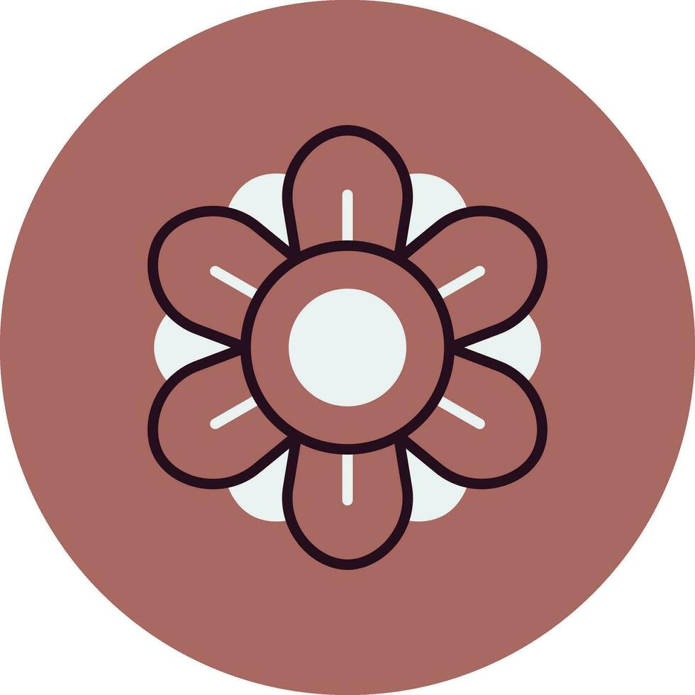Dahlia Vector Icon