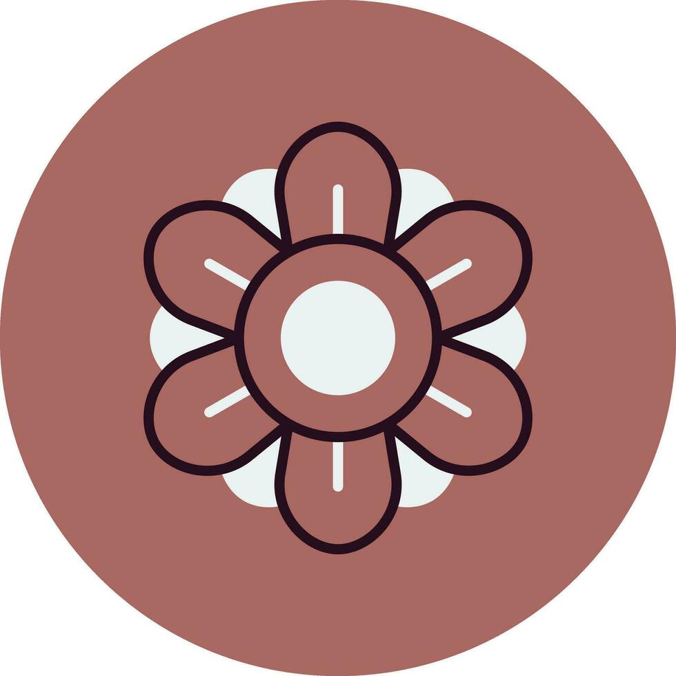 Dahlia Vector Icon