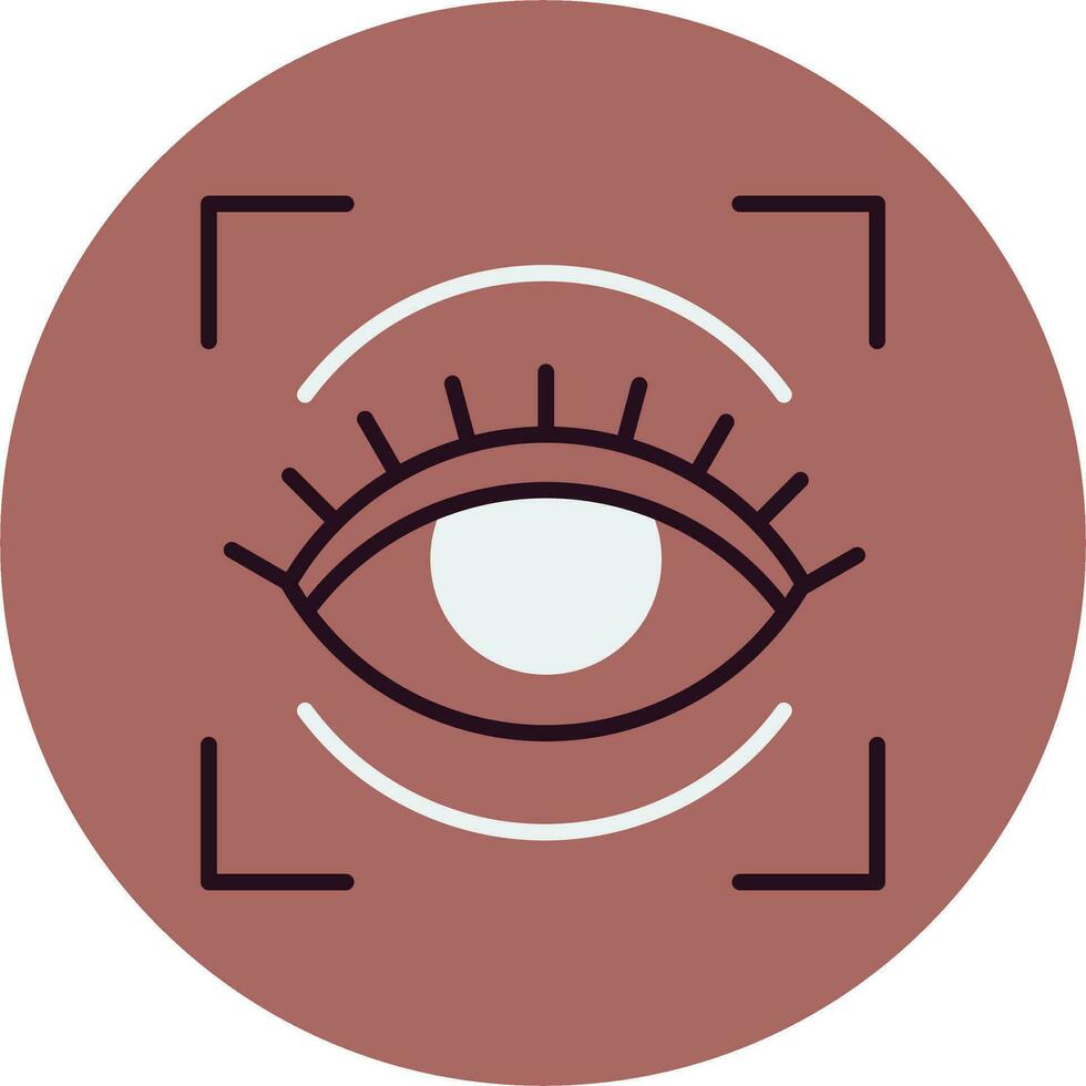 icono de vector de visión