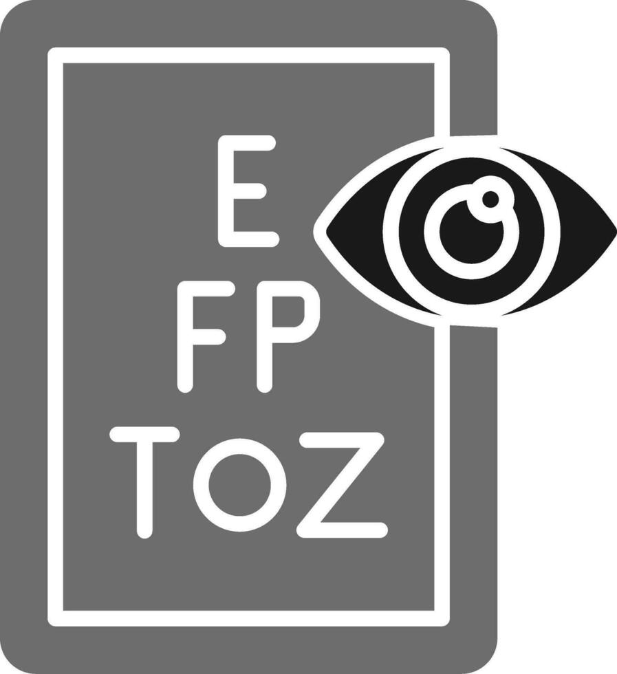 Eye Test Vector Icon