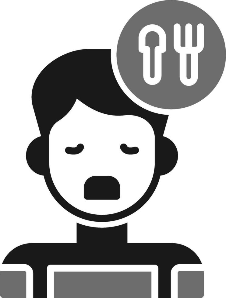 Eating Disorder Vector Icon