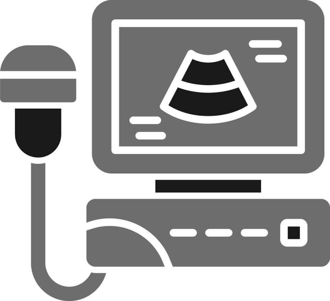 Ultrasonography Vector Icon