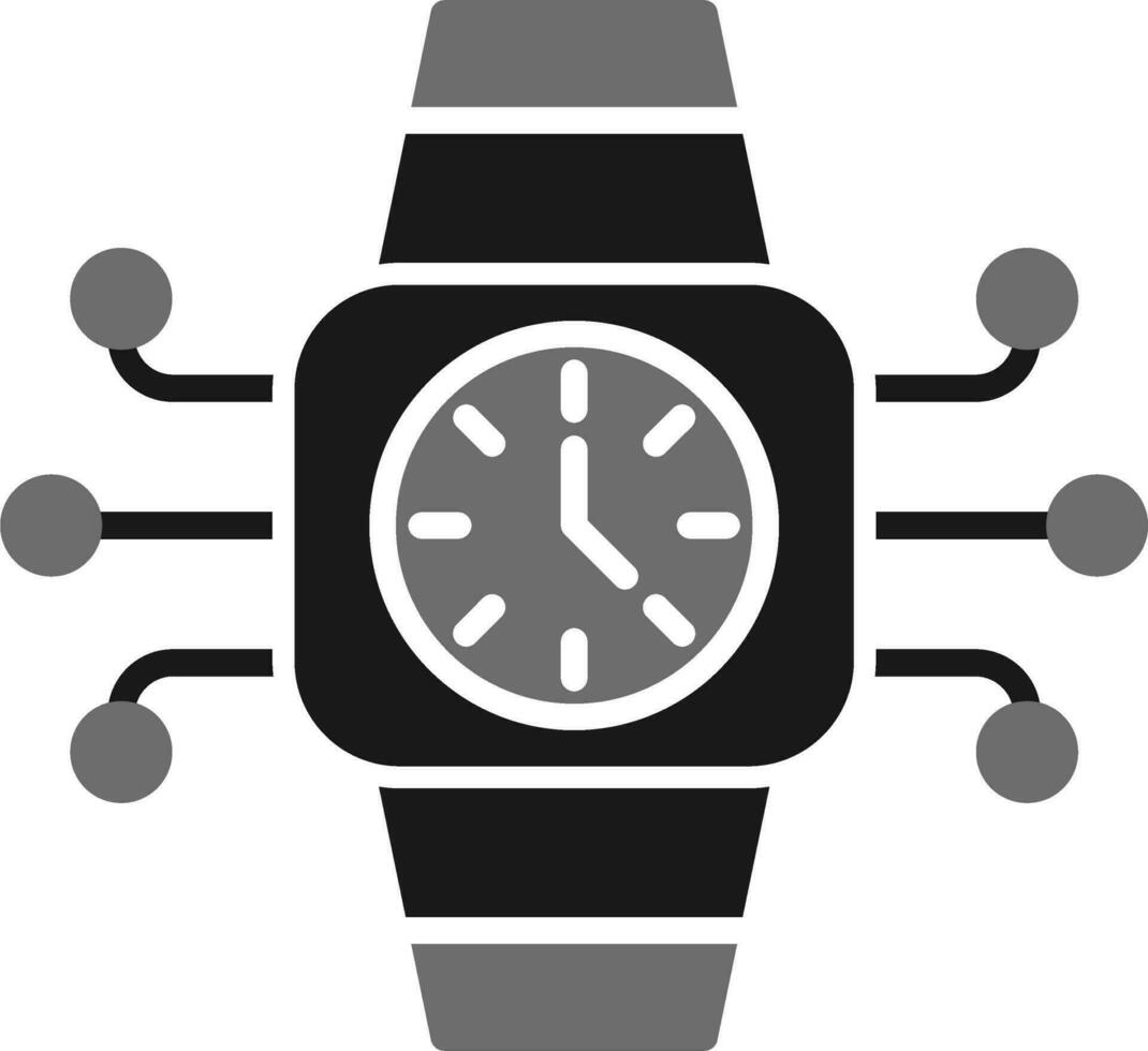 icono de vector de reloj inteligente