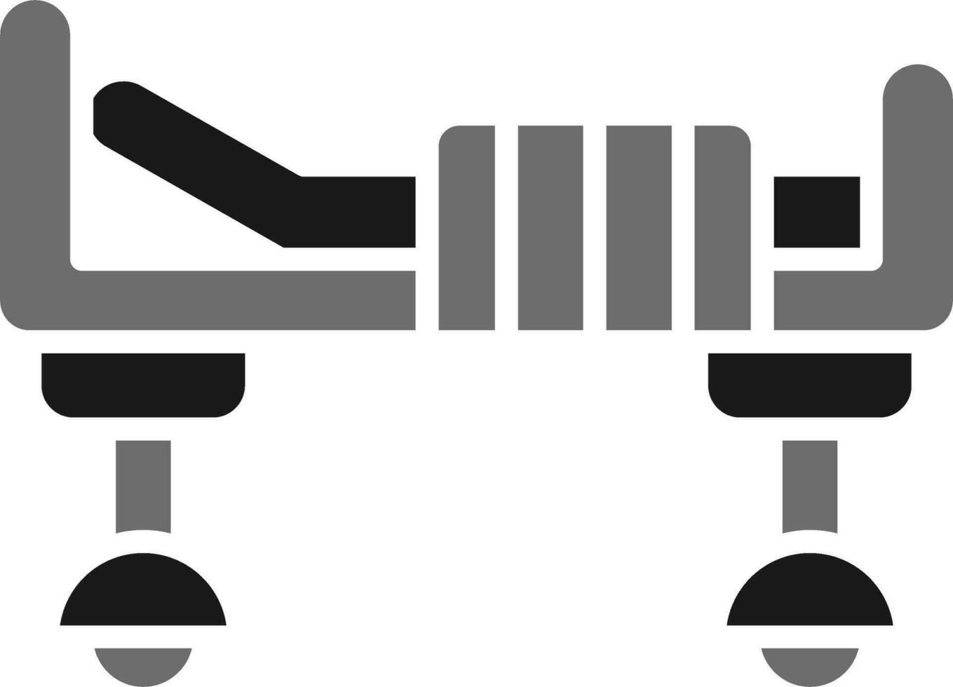 Hospital Bed Vector Icon