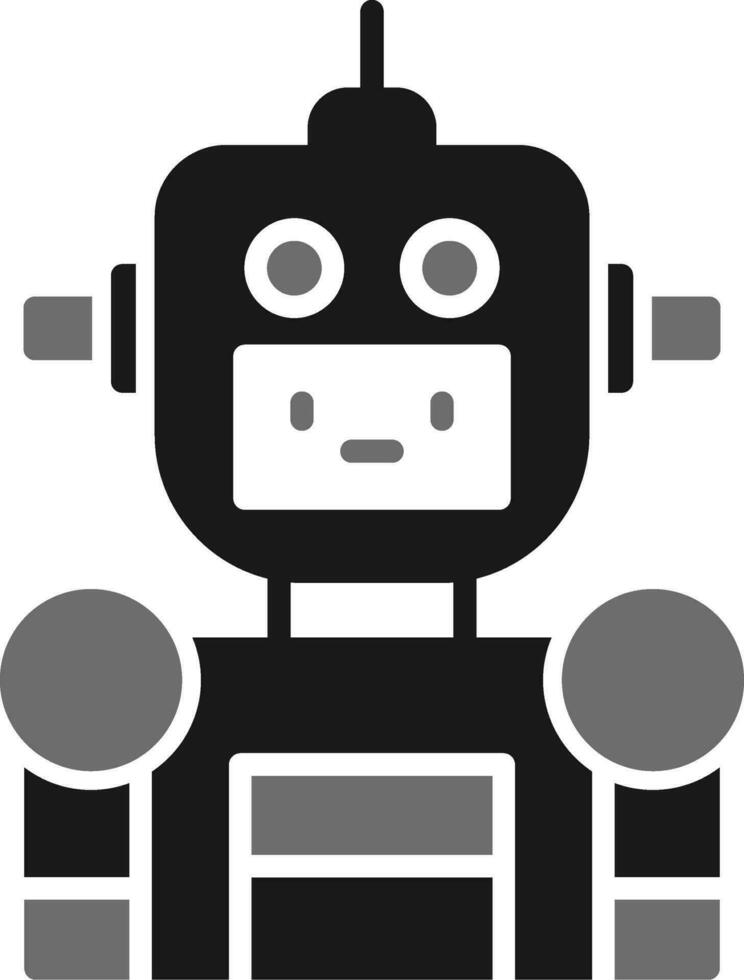 icono de vector de robot