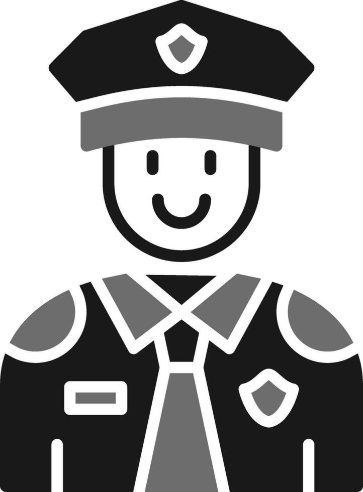icono de vector de policía