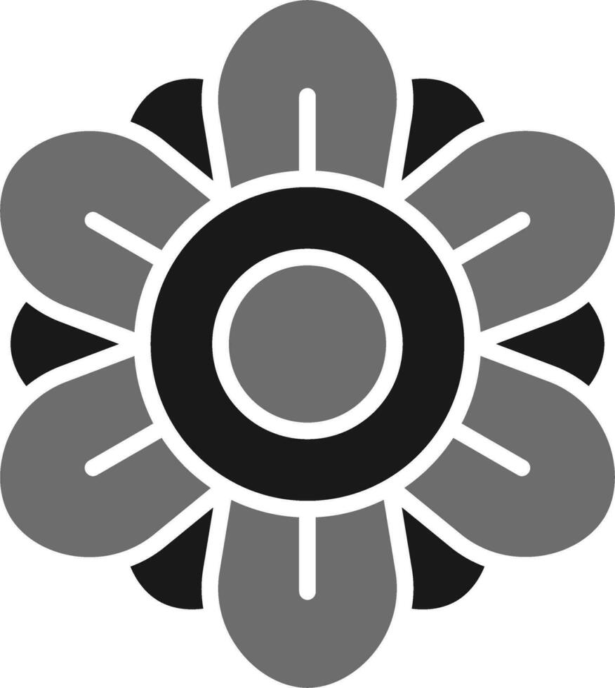 Dahlia Vector Icon