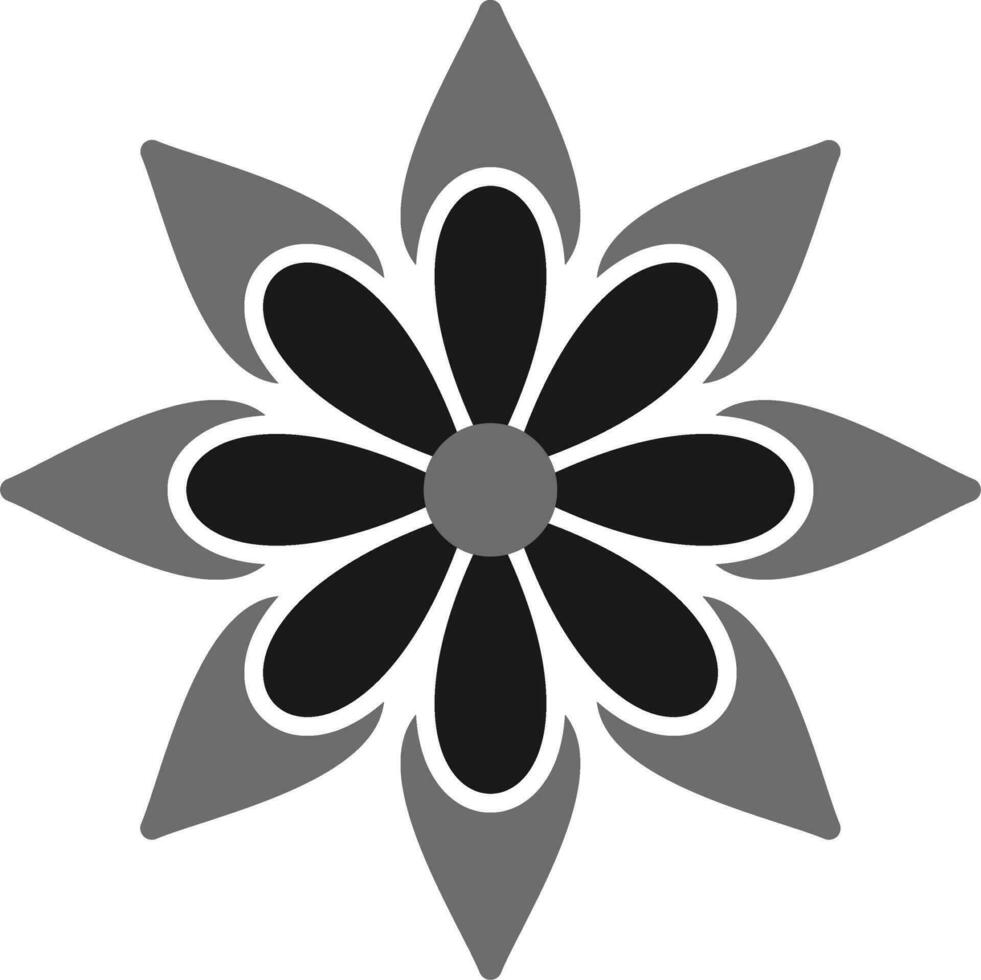 zinnia vector icono