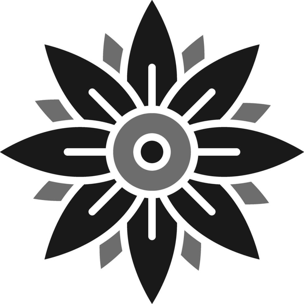 Chrysanthemum Vector Icon