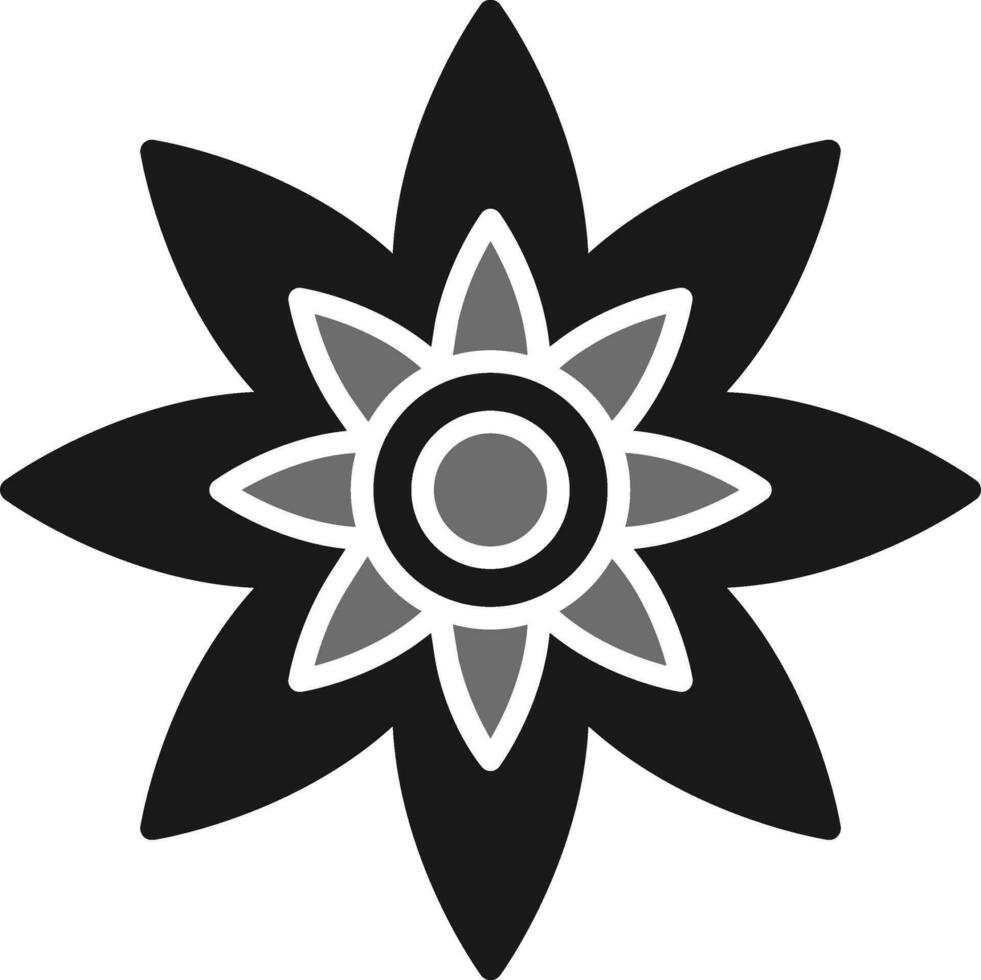 icono de vector de flor de loto