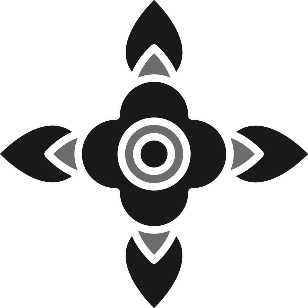 Blood Flower Vector Icon