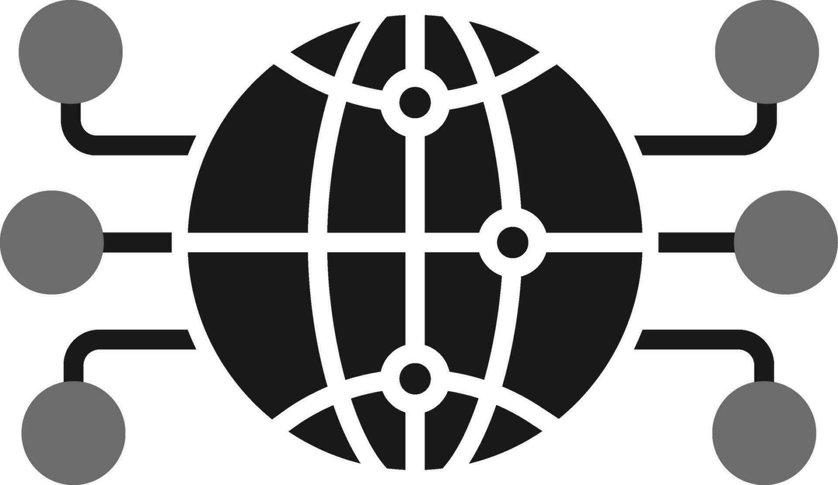 Global Network Vector Icon