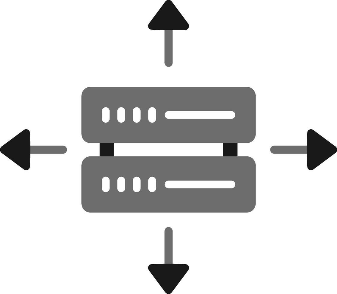 icono de vector de datos