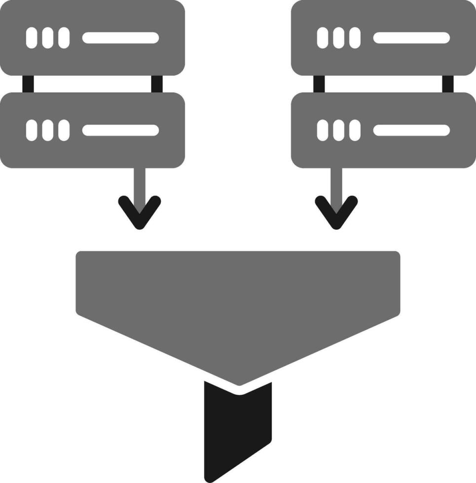 icono de vector de minería de datos